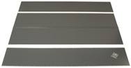 36 x 24 x 85'' - Steel Panel Kit for UltraCap Shelving Starter Unit (Gray) - Caliber Tooling