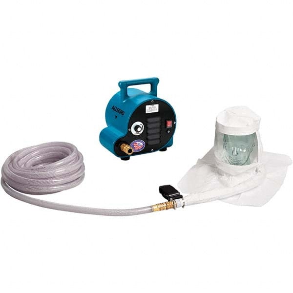 SAR Hood: 50' Hose, Breathing Air Blower, Flow Indicator, Hood Window, Tyvek