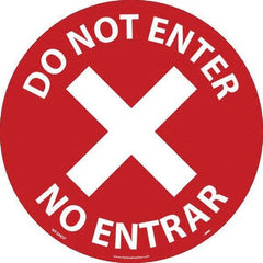 NMC - "Do Not Enter" Adhesive-Backed Floor Sign - Caliber Tooling