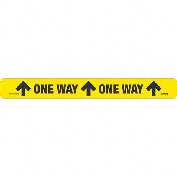 NMC - "One Way" Adhesive-Backed Floor Sign - Caliber Tooling