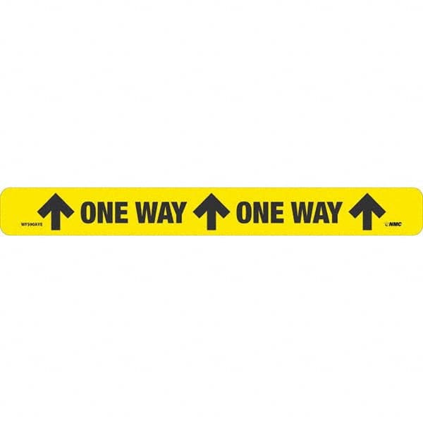 NMC - "One Way" Adhesive-Backed Floor Sign - Caliber Tooling