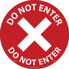 NMC - "Do Not Enter" Adhesive-Backed Floor Sign - Caliber Tooling