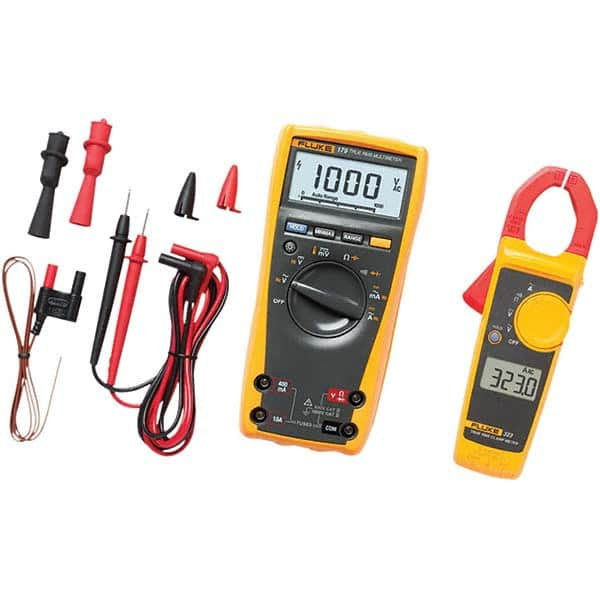 Fluke - Multimeters Multimeter Type: Digital; Digital Clamp Measures: Capacitance; Current; Frequency; Resistance; Temperature; Voltage - Caliber Tooling