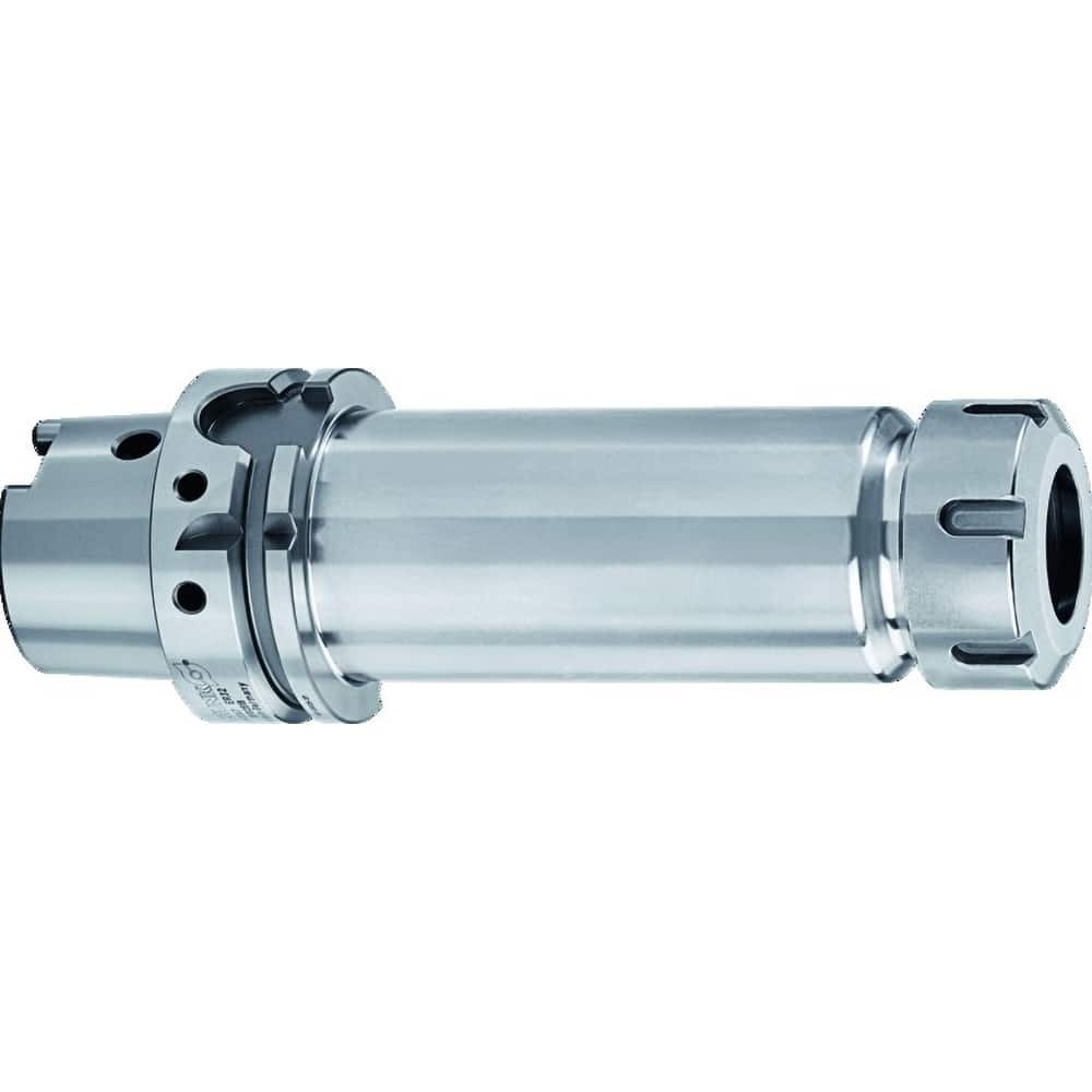 Schunk - Collet Chucks; Collet System: ER ; Collet Series: ER25 ; Shank Type: Hollow Taper ; Modular Connection Size: HSK100A ; Projection (mm): 130.000 ; Through Coolant: Yes - Exact Industrial Supply