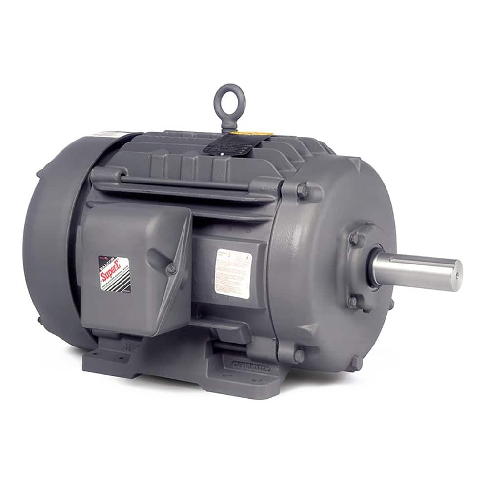 Baldor Reliance - Industrial Electric AC/DC Motors; Motor Type: Three Phase ; Type of Enclosure: TEFC ; Horsepower: 20 ; Thermal Protection Rating: None ; Name Plate RPMs: 1800 ; Voltage: 208-230/460 - Exact Industrial Supply