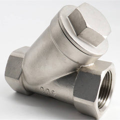 Guardian Worldwide - Check Valves; Design: 2-Way ; Pipe Size (Inch): 1-1/4 ; End Connections: FNPT x FNPT ; Material: Stainless Steel ; Material: Stainless Steel ; Seal Material: PTFE - Exact Industrial Supply