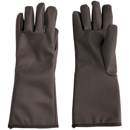 ‎202-1015/L CE Fabric Gloves - Temp-Gard Extreme Temperature Gloves- Mid- Arm Length - Liq-Proof Silicone Fab - Exact Industrial Supply