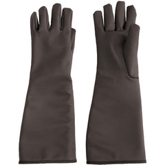 ‎202-1019/S CE Fabric Gloves - Temp-Gard Extreme Temperature Gloves - Elbow Length - Liq-Proof Silicone Fabric - Exact Industrial Supply