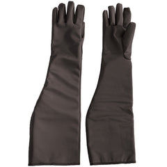 ‎202-1027/S CE Fabric Gloves - Temp-Gard Extreme Temperature Gloves - Shoulder Length - Liq-Proof Silicone Fab - Exact Industrial Supply