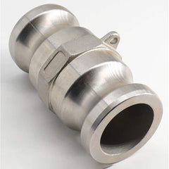 Guardian Worldwide - Suction & Discharge Hose Couplings; Type: AA Type Coupling ; Coupling Descriptor: Type AA ; Coupler Size: 2 (Inch); Thread Size: Non-Threaded ; Material: 316 Stainless Steel ; Style: AA - Exact Industrial Supply