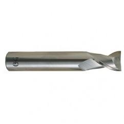 1 Dia. x 4 Overall Length 2-Flute Square End Solid Carbide SE End Mill-Round Shank-Center Cutting-Uncoated - Caliber Tooling