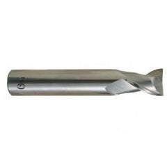 1 Dia. x 4 Overall Length 2-Flute Square End Solid Carbide SE End Mill-Round Shank-Center Cutting-Uncoated - Caliber Tooling