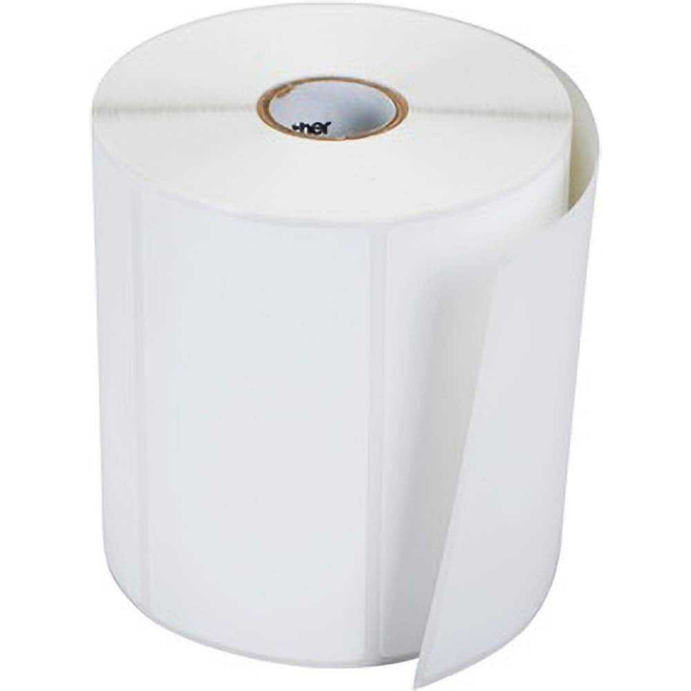 Brother - Labels, Ribbons & Tapes; Type: Multipurpose ; Color: White ; For Use With: TD-2020; TD-2120N; TD-2130N; Desktop Thermal Printers and TD-4410D; TD-4420DN; TD-4550DNWB; TD-4420TN; TD-4520TN; TD-4650TNWB; TD-4750TNWB 4 in Desktop Thermal Printers - Exact Industrial Supply