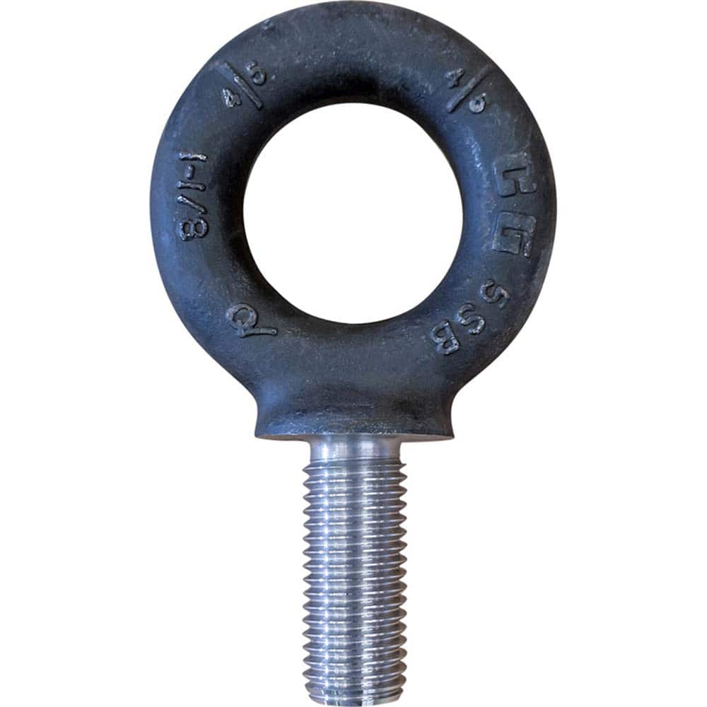 Crosby - Eye Bolts (Lifting); Shoulder Type: Shoulder ; Thread Size: 1-1/4 ; Material: Forged Steel ; Full or Partial Threading: Fully Threaded - Exact Industrial Supply