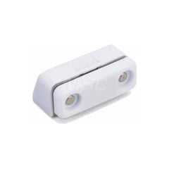 Catches; Type: Sealed Magnetic Catch; Length (mm): 45.00; Height (mm): 27.0000; Width (mm): 19.00; Finish/Coating: White; Mirror; Magnetic Force: 6.6; Minimum Order Quantity: 304 Stainless Steel; Polypropylene; Material: 304 Stainless Steel; Polypropylene