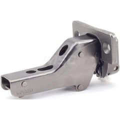 Self-Closing Heavy-Duty Concealed Hinge: Steel & Zinc Alloy, Black Nickel Finish