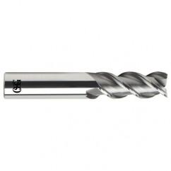 1/2" Dia. - 3" OAL - Carbide - Square End HP End Mill-3 FL - Caliber Tooling