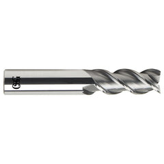 ‎1/8″ Dia. × 1/8″ Shank × 3/8″ DOC × 1-1/2″ OAL, Carbide, Bright, 3 Flute, Square, Solid End Mill - Caliber Tooling