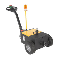 Cart Accessories; Media Type: Electric Walkie Tugger; For Use With: Electric Walkie Tugger; Color: Black/Yelllow; Width (Inch): 28-1/2; Length: 61-1/2; Height (Inch): 46; Material: Steel