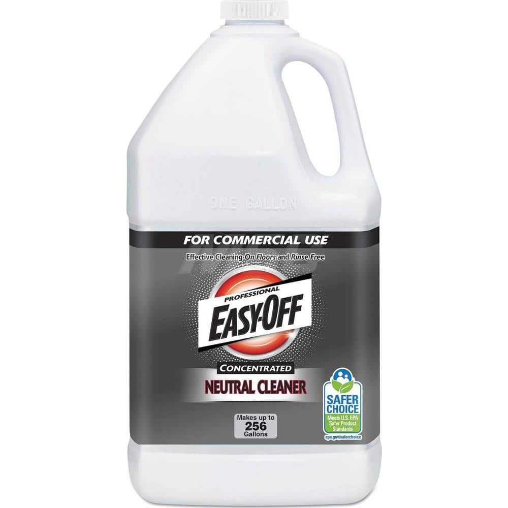 Concentrated Neutral Cleaner: 1 gal Bottle, Use on Floors, Walls, Glazed Porcelain, Plastics & Non-Porous Surfaces