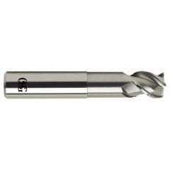 1 Dia. x 6 Overall Length 3-Flute .060 C/R Solid Carbide SE End Mill-Round Shank-Center Cutting-Uncoated - Caliber Tooling