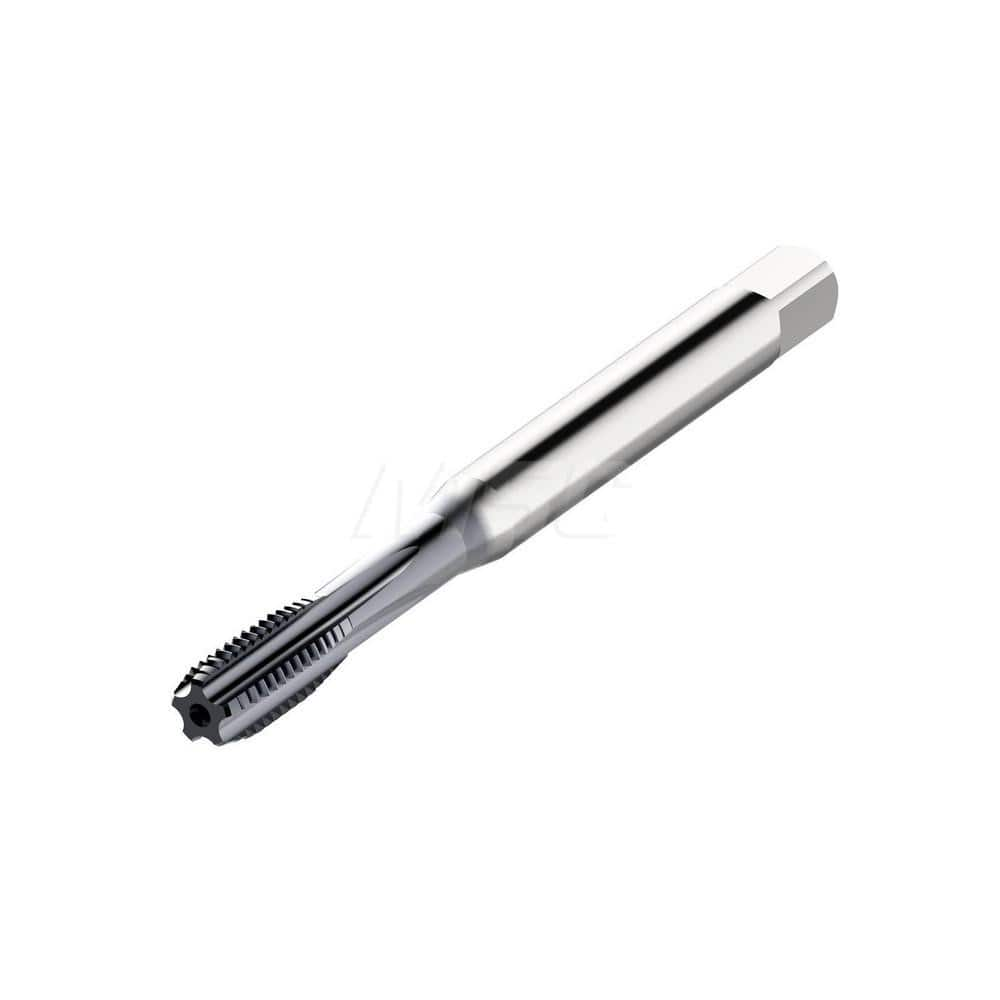 Straight Flutes Tap: Metric, 5 Flutes, Modified Bottoming, 6HX, Powdered Metal High Speed Steel, TiAlN Finish Right Hand, Series MTS