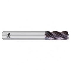 1 x 1 x 1-1/2 x 4 4Fl .030 C/R Carbide End Mill - EXO - Caliber Tooling