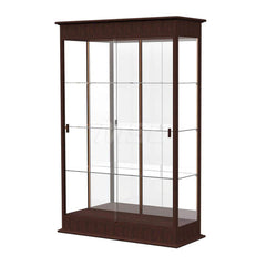 Bookcases; Color: Espresso; Number of Shelves: 3; Width (Decimal Inch): 48.0000; Depth (Inch): 18; Material: Oak; Material: Oak