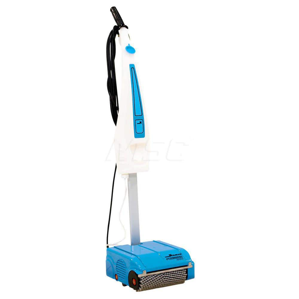 Floor Scrubber: Electric, 9″ Cleaning Width 1 gal Solution Tank, 34 fl oz Recovery Tank