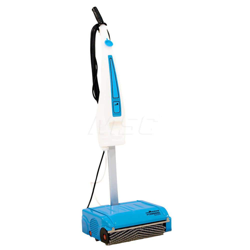 Floor Scrubber: Electric, 14″ Cleaning Width 1 gal Solution Tank, 0.5 gal Recovery Tank