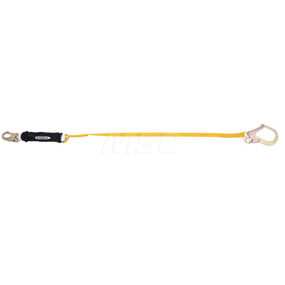 Lanyards & Lifelines; Load Capacity: 5000 lb; Construction Type: Webbing; Harness Type: Fall Arrest; Lanyard End Connection: Snap Hook; Anchorage End Connection: Rebar Hook; Length Ft.: 6.00