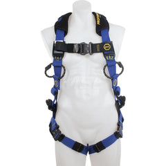 Fall Protection Harnesses: 400 Lb, Single D-Ring Style, Size X-Large, For Climbing, Back