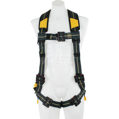 Fall Protection Harnesses: 400 Lb, Arc Flash Single D-Ring Style, Size 2X-Large, For General Industry, Back