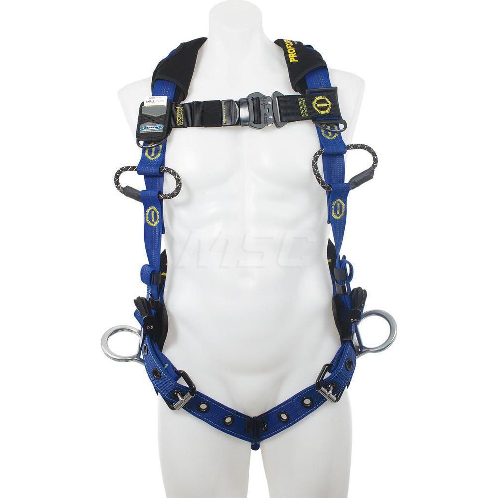 Fall Protection Harnesses: 400 Lb, Single D-Ring Style, Size X-Large, For Climbing & Positioning, Back