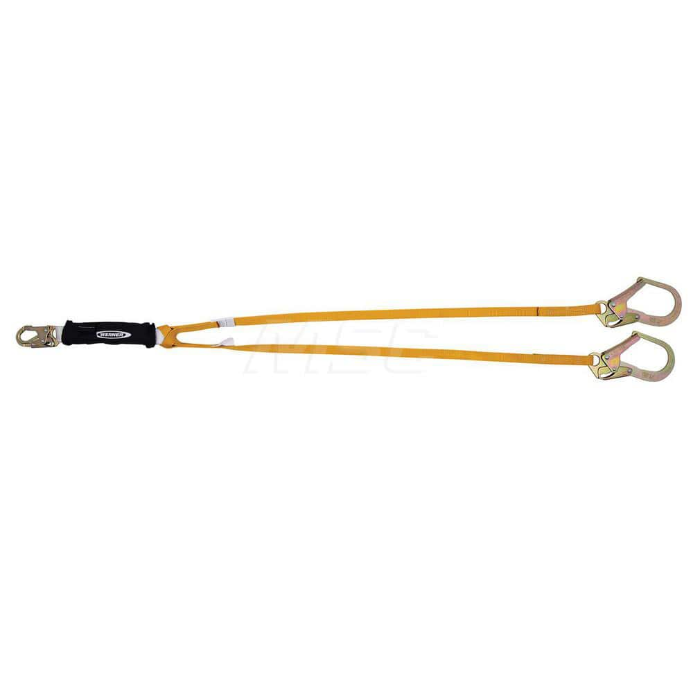 Lanyards & Lifelines; Load Capacity: 5000 lb; Construction Type: Webbing; Harness Type: Ladder Climbing; Lanyard End Connection: Snap Hook; Anchorage End Connection: Snap Hook; Length Ft.: 6.00