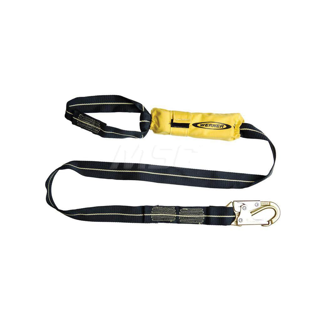 Lanyards & Lifelines; Load Capacity: 5000 lb; Construction Type: Webbing; Harness Type: Ladder Climbing; Lanyard End Connection: Snap Hook; Anchorage End Connection: Snap Hook; Length Ft.: 6.00