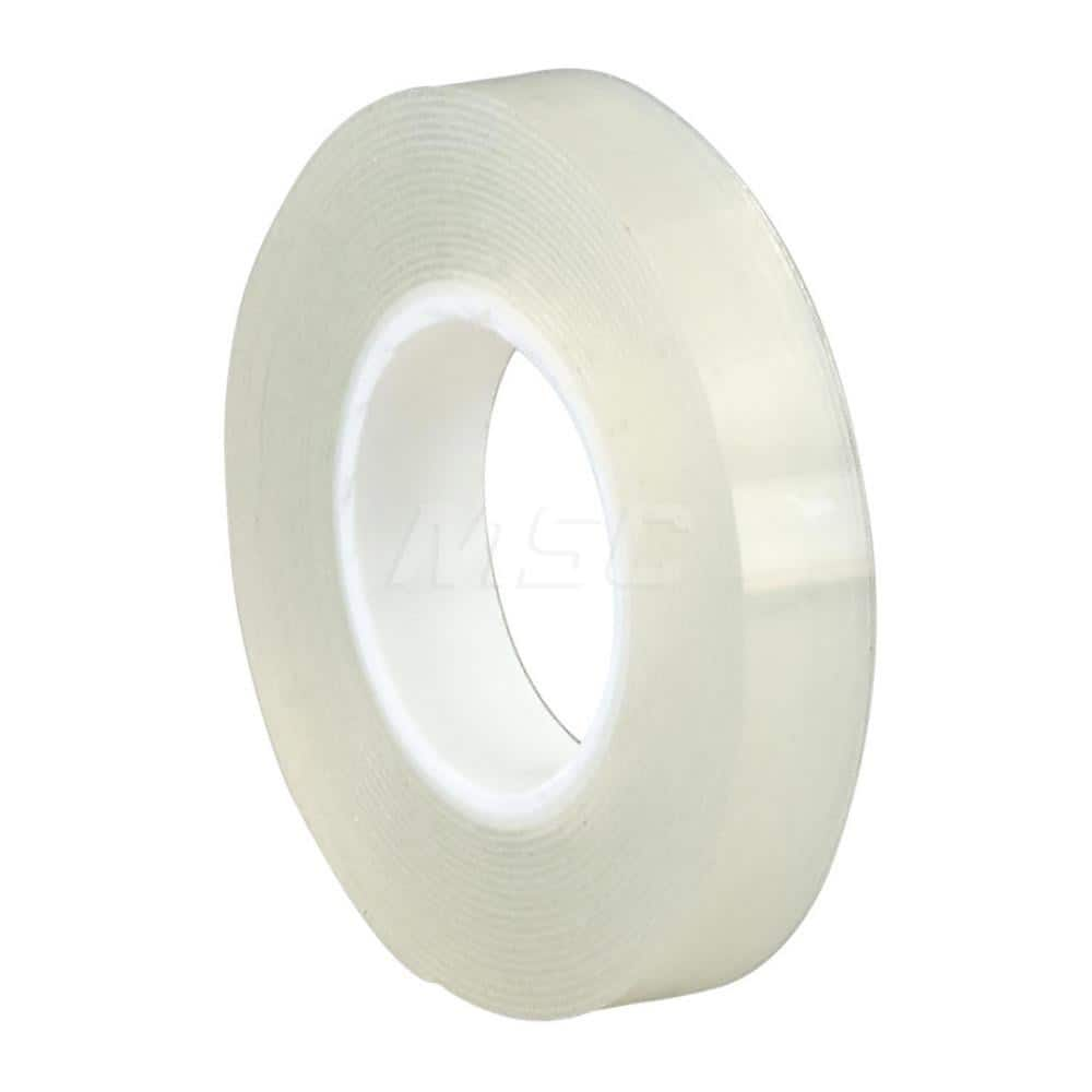 Clear Double-Sided Acrylic Foam Tape: 1″ Wide, 4 yd Long, 31 mil Thick, Acrylic Adhesive