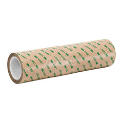 Adhesive Transfer Tape; Adhesive Material: Acrylic; Width (Inch): 1; Length (yd): 5.00; Thickness (mil): 10.0000; Minimum Operating Temperature (F): -40.000; Maximum Operating Temperature (F): 500.000; Color: Clear; Liner Material: Kraft Paper; Series: F9