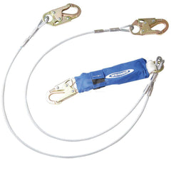 Lanyards & Lifelines; Load Capacity: 5000 lb; Construction Type: Webbing; Harness Type: Ladder Climbing; Lanyard End Connection: Snap Hook; Anchorage End Connection: Rebar Hook; Length Ft.: 6.00