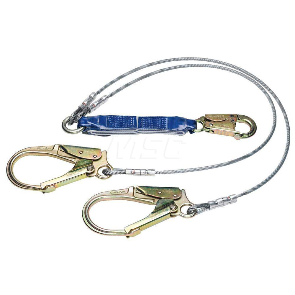 Lanyards & Lifelines; Load Capacity: 5000 lb; Construction Type: Webbing; Harness Type: Ladder Climbing; Lanyard End Connection: Web Loop; Anchorage End Connection: Snap Hook; Length Ft.: 6.00