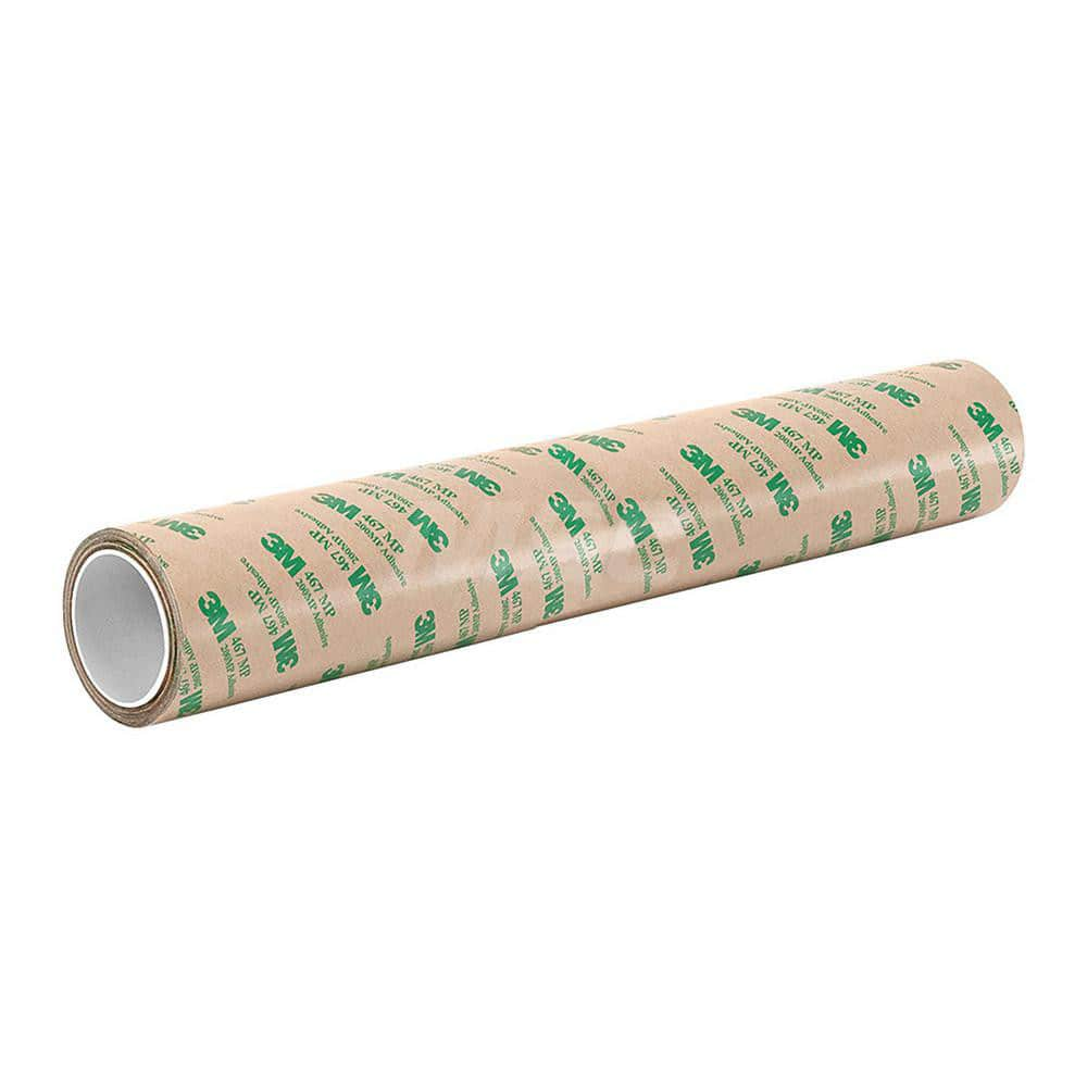 Adhesive Transfer Tape; Adhesive Material: Acrylic; Width (Inch): 1; Length (yd): 5.00; Thickness (mil): 2.3000; Minimum Operating Temperature (F): -40.000; Maximum Operating Temperature (F): 400.000; Color: Clear; Liner Material: Kraft Paper; Series: 467