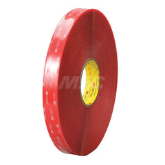 Clear Double-Sided Acrylic Tape: 3/4″ Wide, 5 yd Long, 20 mil Thick, Acrylic Adhesive