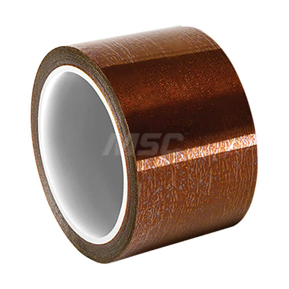 Polyimide Film Tape: 1/2″ Wide, 50' x 5 mil Thick Non-Adhesive, -40 to 450 ° F