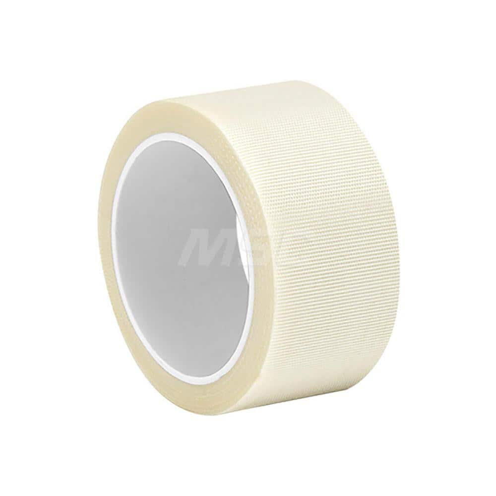 Glass Cloth Tape; Width (Inch): 1; Material Type: Glass Cloth; Color: White; Adhesive Material: Silicone; Length (yd): 5.00; Thickness (mil): 7.0000; Tensile Strength (Lb./Inch): 180.00; Maximum Operating Temperature (F): 392.000