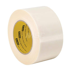 UHMW Film Tape: 2″ Wide, 5 yd Long, 15.2 mil Thick 55 Lb/In Tensile Strength, Rubber Adhesive, 225 ° F