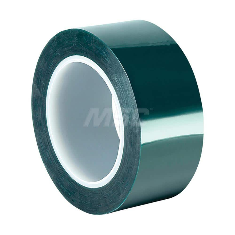 Polyester Film Tape: 3/4″ Wide, 72 yd Long, 3.3 mil Thick 50 Lb/In Tensile Strength, Silicone Adhesive, 400 ° F