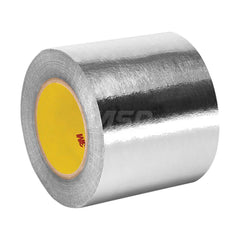 Glass Cloth Tape; Width (Inch): 3; Material Type: UPVC; Color: Shiny Silver; Adhesive Material: Silicone; Length (yd): 36.00; Thickness (mil): 10.5000; Tensile Strength (Lb./Inch): 36.00; Minimum Operating Temperature (F): -65.000; Maximum Operating Tempe