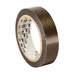 Polytetrafluroethylene Film Tape: 3/4″ Wide, 36 yd Long, 3.7 mil Thick 22 Lb/In Tensile Strength, Silicone Adhesive, 500 ° F