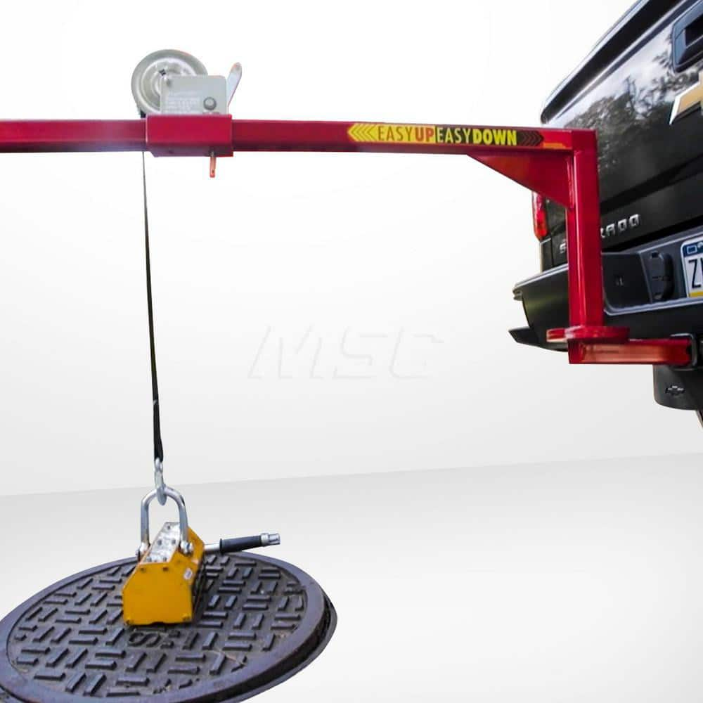 Manhole Equipment & Accessories; Lifter Type: Lid Lifter; Lifter Load Capacity: 1200; Material: Steel; Lift Mechanism: Magnet; Color: Red