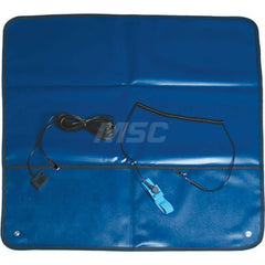 Anti-Static Work Kits & Table Mats; Mat Type: Anti-Static Table Mat; Material: PVC; Overall Length: 24.00; Thickness: .018 in; Resistance: 108.000; Color: Blue